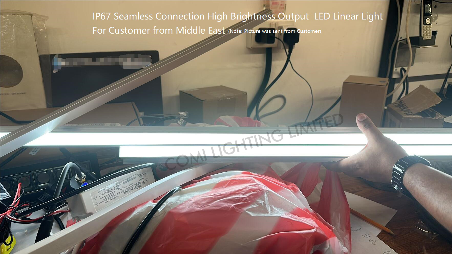 ip67 outdoor seamless connection led linear lights